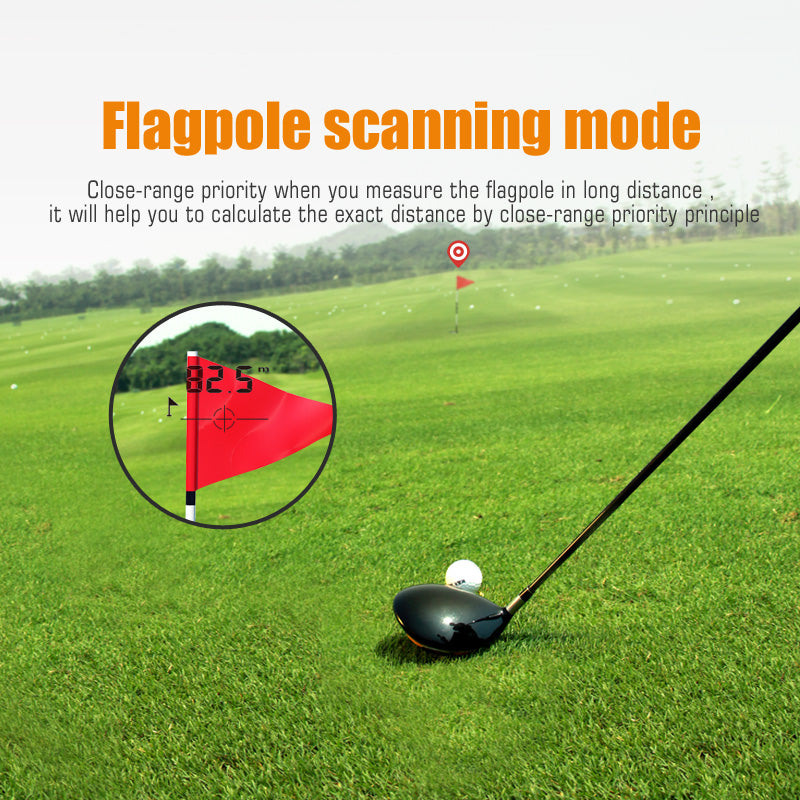 Professional Golf Laser Rangefinder - 600m Hunting & Distance Finder