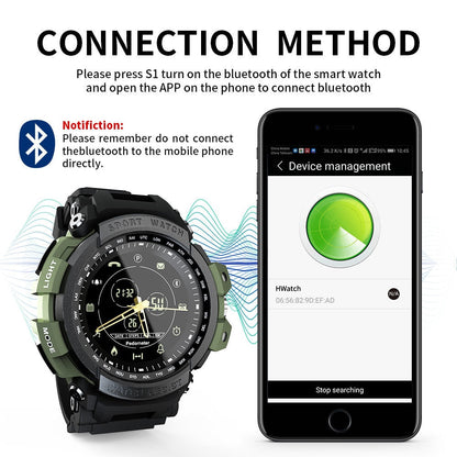 LOKMAT Sport Smart Watch - Professional 5ATM Waterproof Digital Smartwatch with Call Reminder for iOS & Android