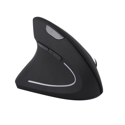 Ergonomic Left-Handed Vertical Wireless Mouse - Rechargeable Upright Esports & Office Mouse