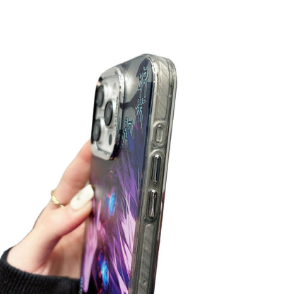 Anime Ryomen Sukuna Electroplated Hard Phone Case for iPhone 15 Pro Max, 14, 13, 12 Series
