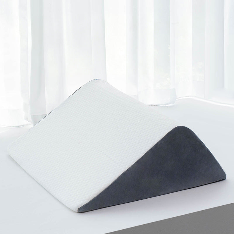Foam Wedge Elevation Pillow - Back Support & Leg Elevation Cushion for Sleeping & Recovery