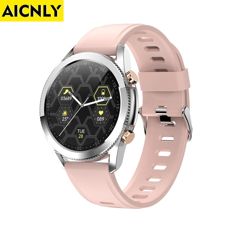 Bluetooth Calling Smart Watch - Waterproof Sports Fitness Tracker with Weather Display for Android & iOS