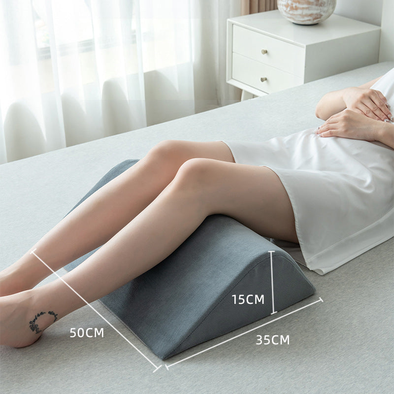 Foam Wedge Elevation Pillow - Back Support & Leg Elevation Cushion for Sleeping & Recovery