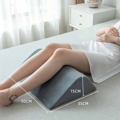 Foam Wedge Elevation Pillow - Back Support & Leg Elevation Cushion for Sleeping & Recovery