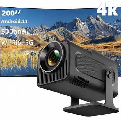 Android 11 Smart Mini Projector - HY320mini Ultra HD Home Theater Projector