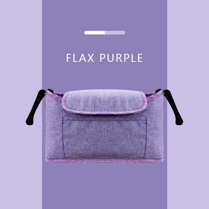 Universal Baby Stroller Organizer Bag with Cup Holder and Storage Pockets