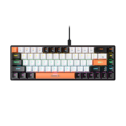 Type-C Wired Mechanical Keyboard - RGB Gaming Keyboard with Choice of Switch Axis
