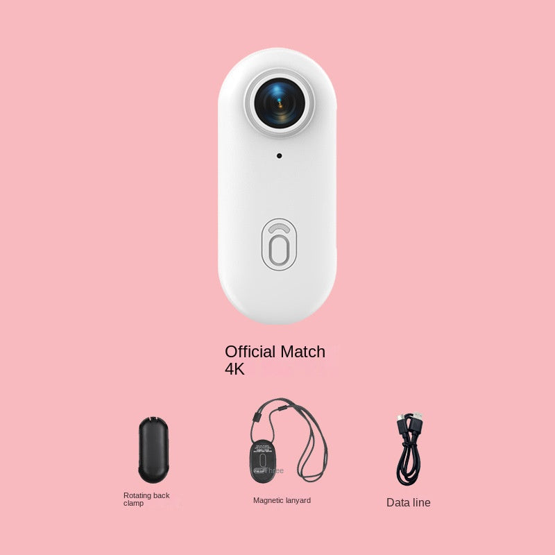 4K Miniature Sports Action Camera - Portable Magnetic Thumb Recorder for Biking & Vlogs