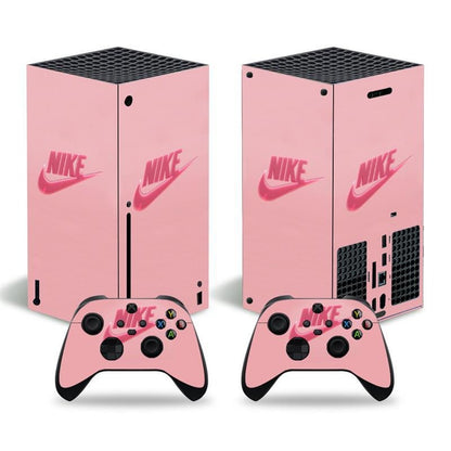 Futuristic Tech Vinyl Skin Decal Sticker Set for Xbox Series X Console & Controllers