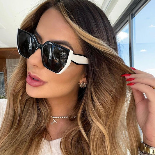 New Fashion Cat-Eye Wide Temple Sunglasses for Women