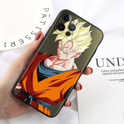 Anime Dragon Ball Super Saiyan Gogeta Phone Case - Soft TPU Protective Cover for iPhone 15 14 13 12 Pro Max