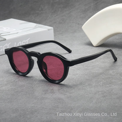 Vintage Round Small Frame Sunglasses | Unisex Fashion UV Protection Shades