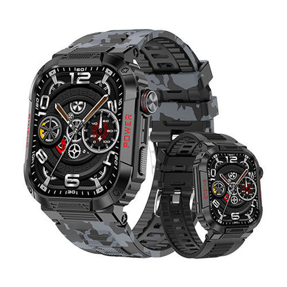 TK25 Smart Watch - IP68 Waterproof Rugged Outdoor Sports Smartwatch with Bluetooth Call & Health Monitoring
