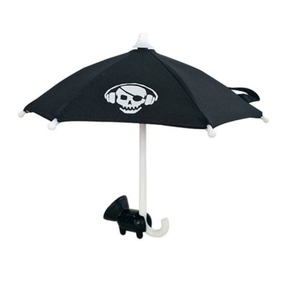 : Mini Phone Umbrella Sun Shade with Suction Cup Holder - Anti-Glare Outdoor Mobile Bracket