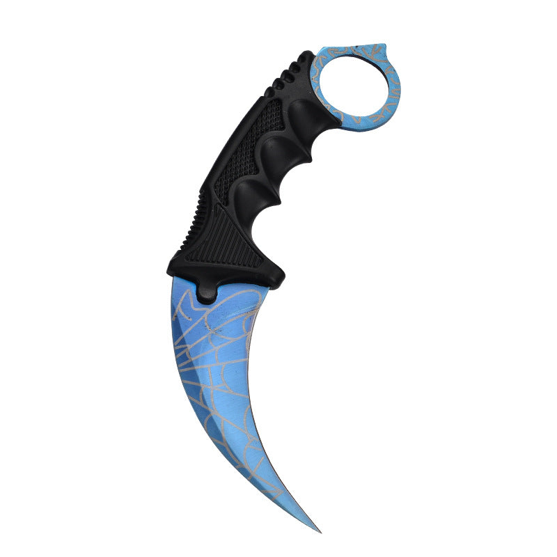 Outdoor Tactical Karambit Claw Knife - Fixed Blade Wilderness Survival Knife with Sheath