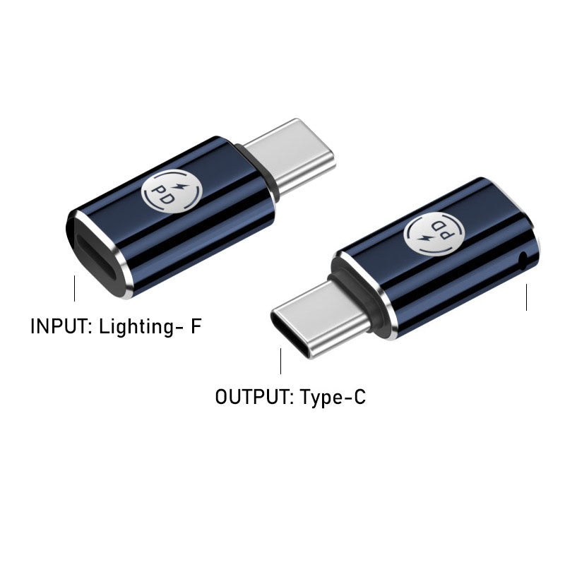 Lightning Female to Type-C Male 27W PD Fast Charging Adapter for iPhone 16 15 Series & iPad