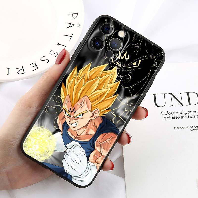 Anime Dragon Ball Super Saiyan Gogeta Phone Case - Soft TPU Protective Cover for iPhone 15 14 13 12 Pro Max
