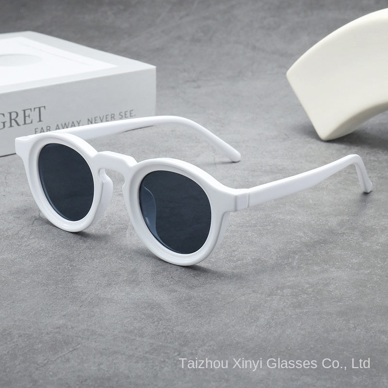 Vintage Round Small Frame Sunglasses | Unisex Fashion UV Protection Shades