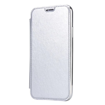 Luxury Electroplated Clear Back Flip Leather Wallet Case for iPhone 15 14 13 12 - Ultra-Slim Card Holder Cover
