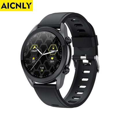 Bluetooth Calling Smart Watch - Waterproof Sports Fitness Tracker with Weather Display for Android & iOS