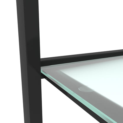 Two-Tier Round Glass Side Table