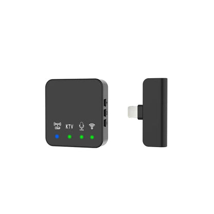 Wireless Lavalier Microphone - 2.4G Noise Reduction Clip-On Mic for Live Streaming & Video Recording