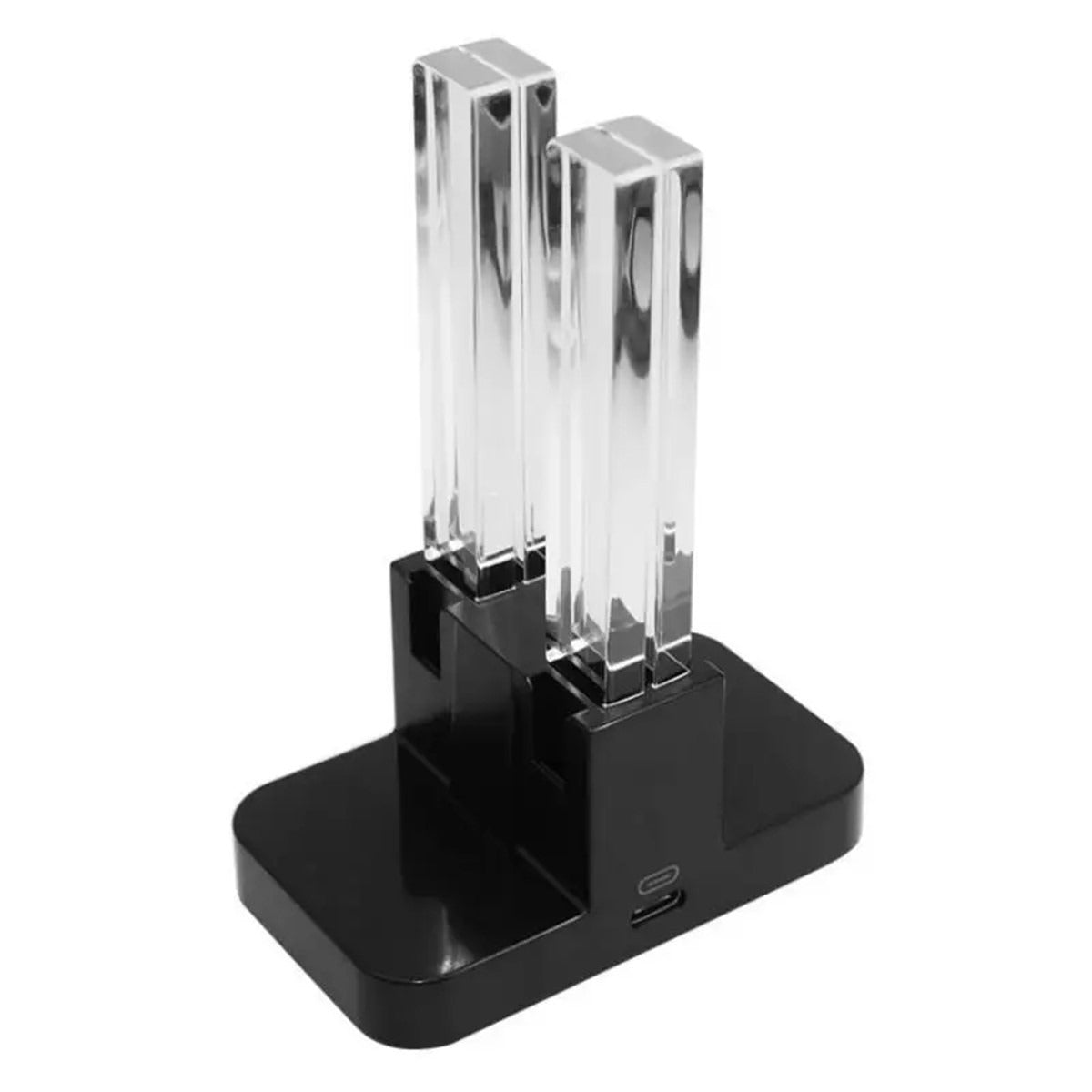 4-in-1 Joy-Con Charging Dock for Nintendo Switch - Quad Charger Station with LED Light Column Base