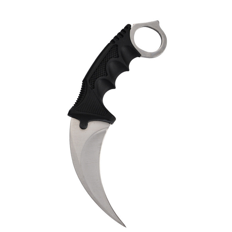 Outdoor Tactical Karambit Claw Knife - Fixed Blade Wilderness Survival Knife with Sheath