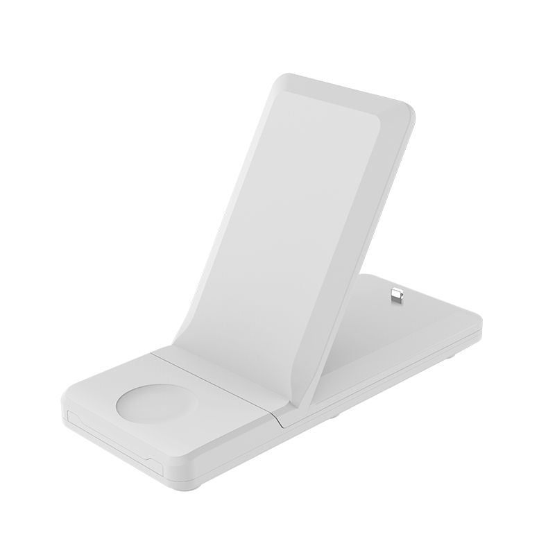 3-in-1 Foldable 15W Fast Wireless Charging Stand for iPhone, Apple Watch & AirPods