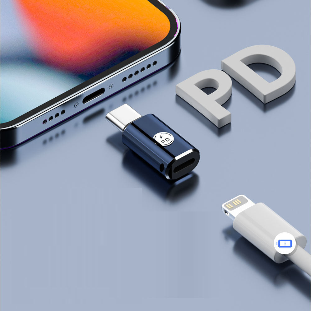 Lightning Female to Type-C Male 27W PD Fast Charging Adapter for iPhone 16 15 Series & iPad