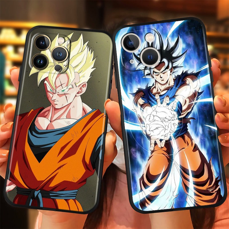 Anime Dragon Ball Super Saiyan Gogeta Phone Case - Soft TPU Protective Cover for iPhone 15 14 13 12 Pro Max