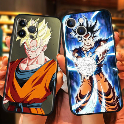 Anime Dragon Ball Super Saiyan Gogeta Phone Case - Soft TPU Protective Cover for iPhone 15 14 13 12 Pro Max