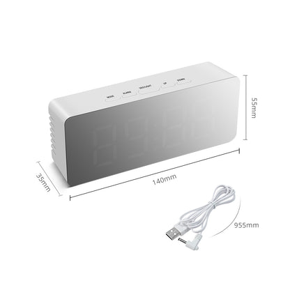 Multi-Function LED Digital Alarm Clock - Modern Electronic Desktop Clock with Clear Display for Students & Home