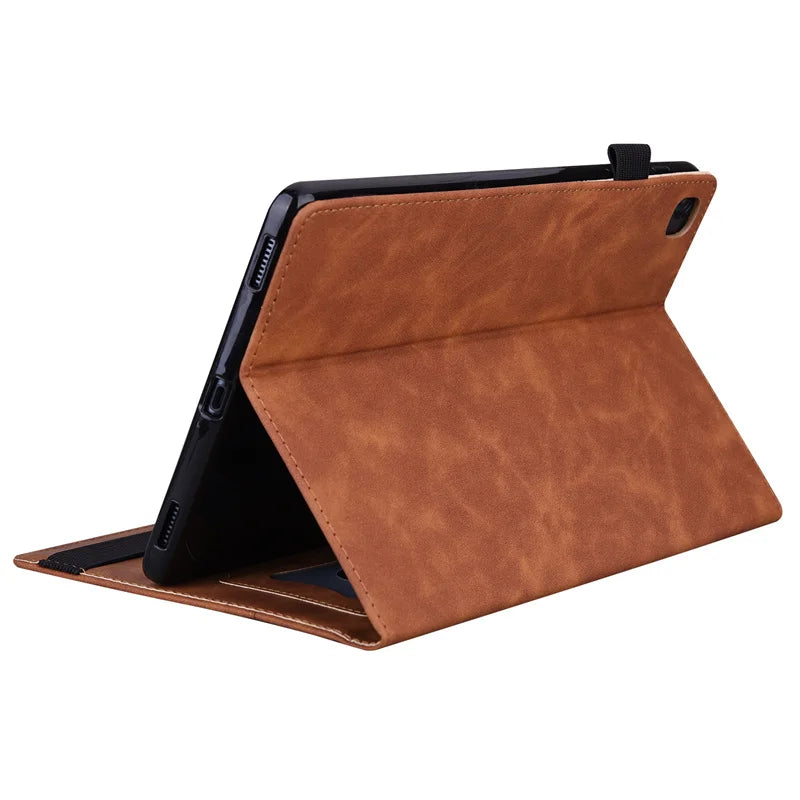 Premium PU Leather Folio Case for iPad Pro 11 / 13 Inch M4 (2024) - Business Stand Cover with Soft TPU Back