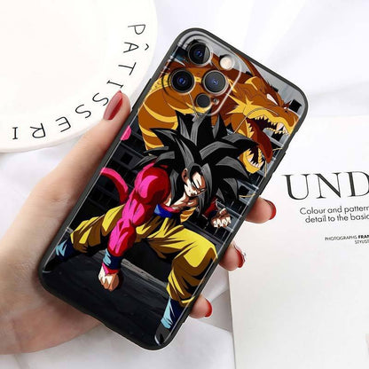 Anime Dragon Ball Super Saiyan Gogeta Phone Case - Soft TPU Protective Cover for iPhone 15 14 13 12 Pro Max