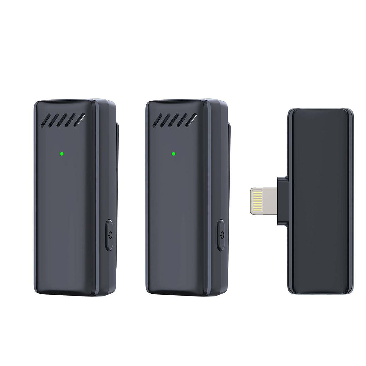 2.4G Wireless Lavalier Microphone - Intelligent AI Noise Reduction Mic for Professional Live Broadcasting & Recording