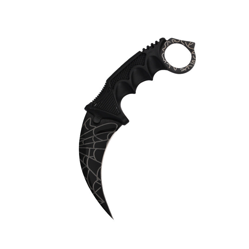 Outdoor Tactical Karambit Claw Knife - Fixed Blade Wilderness Survival Knife with Sheath