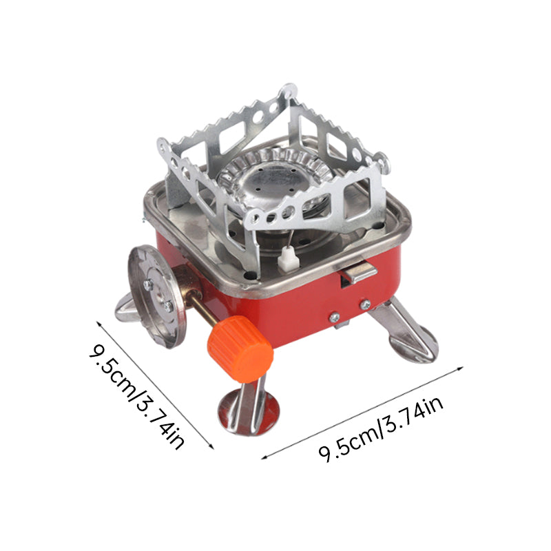 Ultra-Light Foldable Outdoor Camping Gas Stove - Split Backpacking Burner with Hose