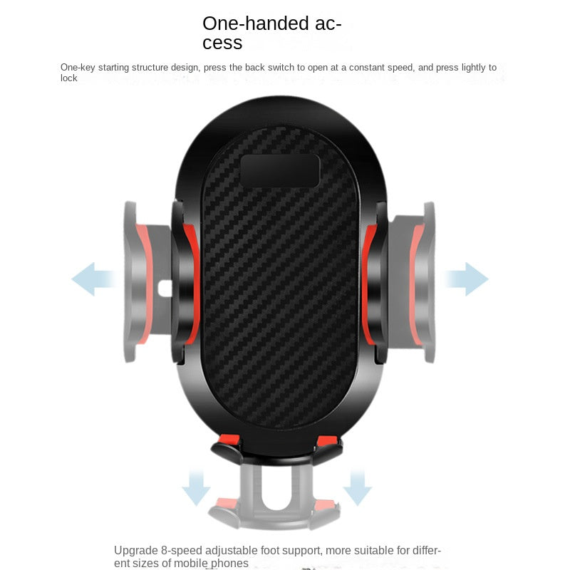 Telescopic Long Arm Car Phone Holder - Suction Cup Mount for Dashboard & Windshield