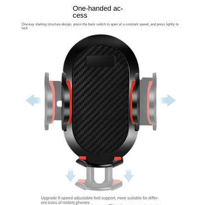 Telescopic Long Arm Car Phone Holder - Suction Cup Mount for Dashboard & Windshield