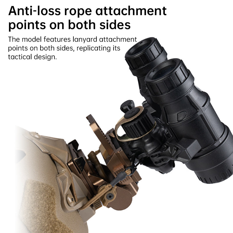 Non-Functional DTNVS Night Vision Goggles Model - Tactical Helmet Gear for Paintball & Cosplay