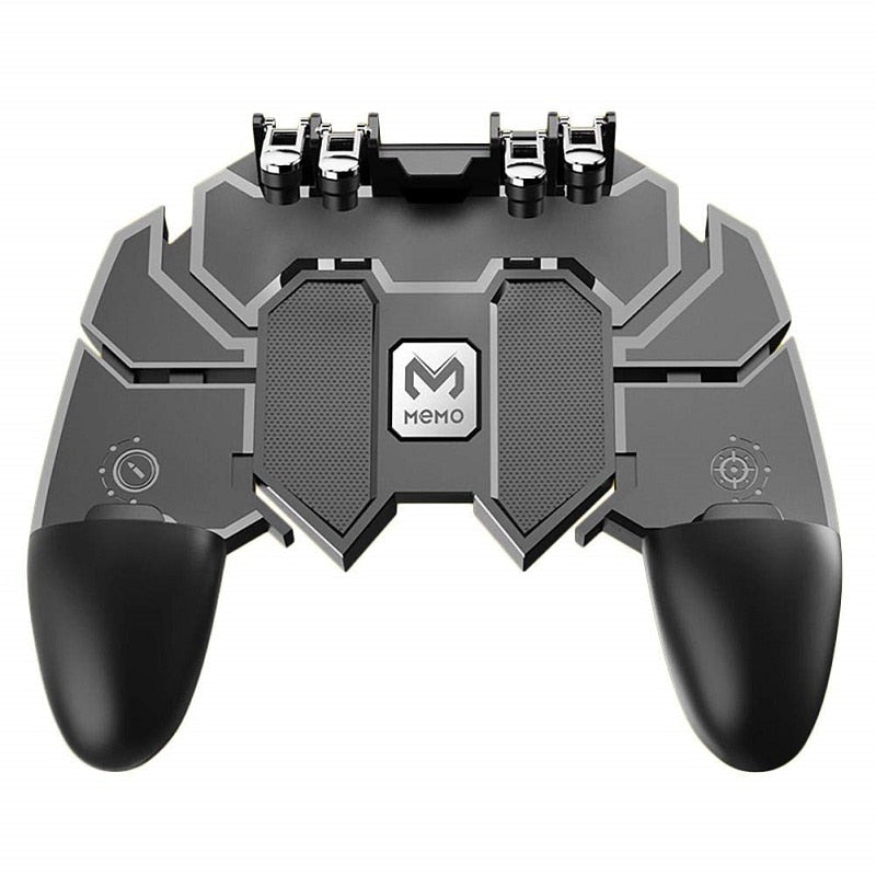 AK66 Mobile Game Controller - PUBG Shooter Fire Button Gamepad with Metal Triggers