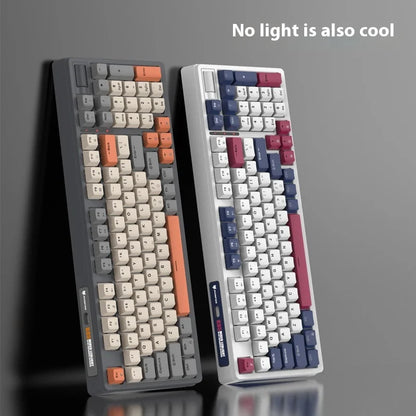 XUNFOX K85 Wired Mechanical Keyboard - Hot-Swappable Esports Gaming & Office Keyboard with Illuminated USB