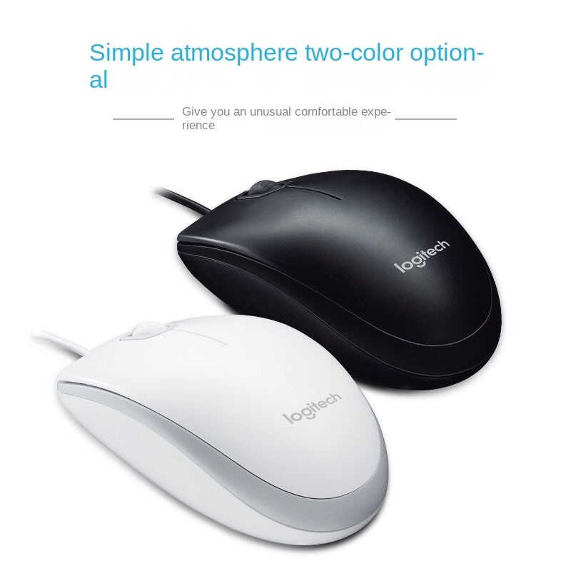 Logitech M100r Wired Mouse - Universal USB Business Mouse for Laptop, Office & Home Use