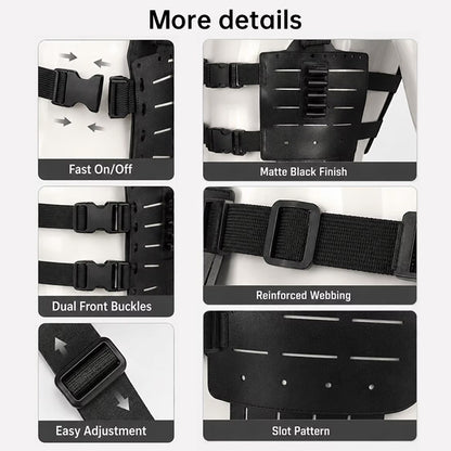 Tactical Shoulder Harness Chest Rig - Resident Evil Leon Kennedy Style Cosplay Vest