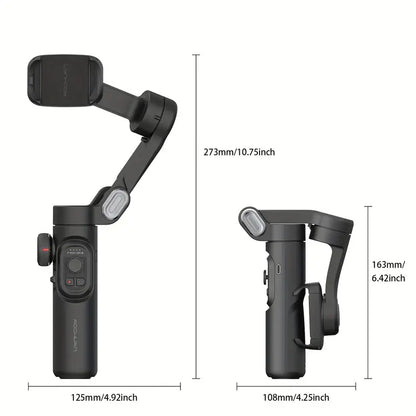 XE 3-Axis Handheld Gimbal Stabilizer for Smartphone - Foldable Vlog PTZ Phone Stabilizer