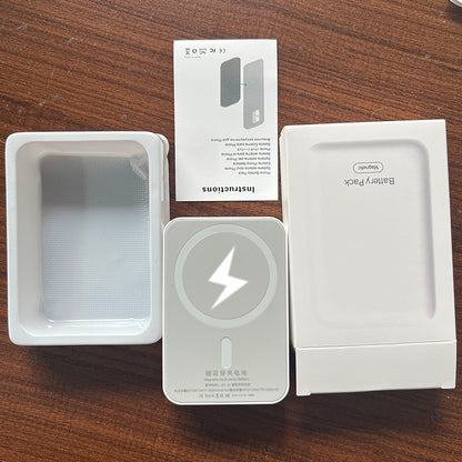 Magnetic Wireless Power Bank - Portable MagSafe Battery Pack for iPhone 8 to 15 Pro Max