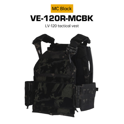 Quick Release Tactical Plate Carrier Vest - MOLLE Camouflage Body Armor Vest