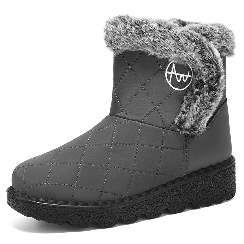 Women's Soft Soled Polyurethane Velvet Thick Snow Boots