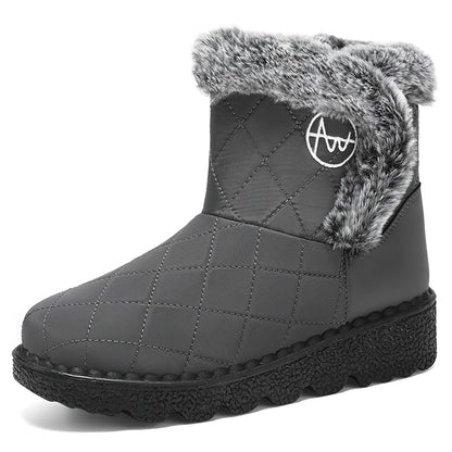 Women's Soft Soled Polyurethane Velvet Thick Snow Boots